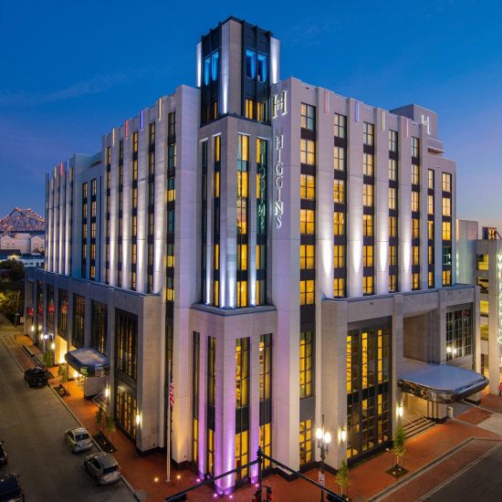 he hotel is located in the Arts and Warehouse District of New Orleans / Hilton