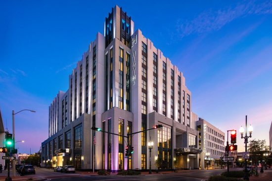 The Higgins Hotel New Orleans, Curio Collection by Hilton is located on the same campus (on Higgins Boulevard at Magazine Street) as the city's WWII Museum. Photo: Higgins Hotel. 