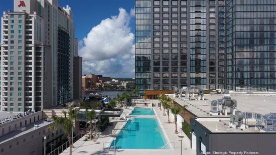 JW Marriott Tampa Water Street pool deck - Strategic Property Partners
