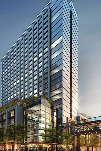 After 2.5 years of construction, the 27-story JW Marriot Tampa Water Street hotel is complete. Design by NBWW