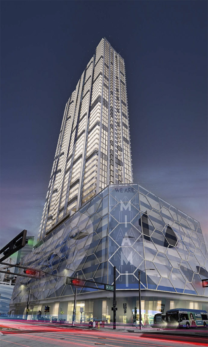 M Tower. Designed by Nichols Architects.