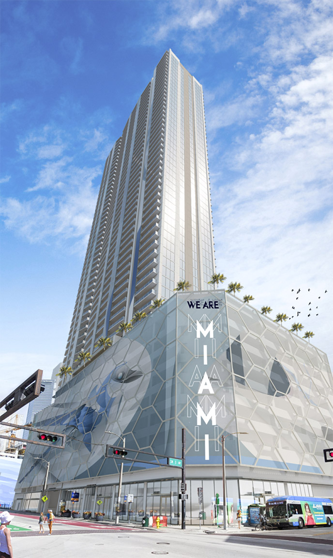 M Tower. Designed by Nichols Architects.