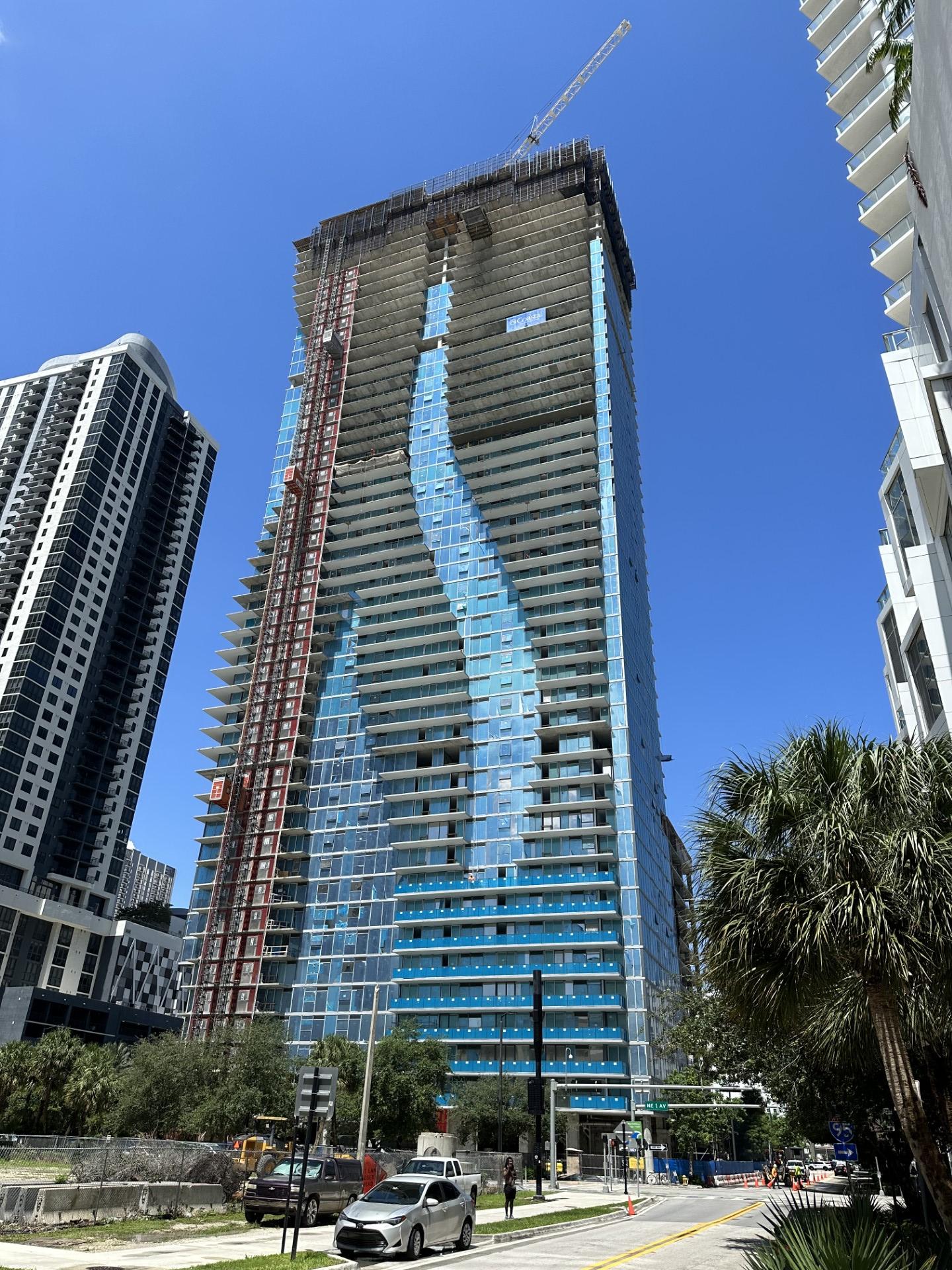 Nichols designed Miami World Tower (photo: Phillip Pessar)